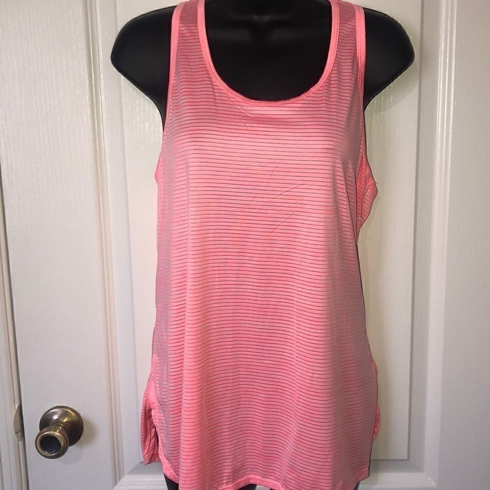 Athletic Works racer back coral tank